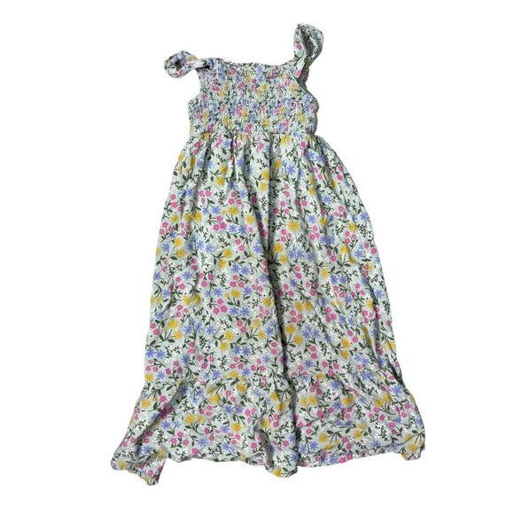 Cat & Jack Girls Floral Maxi Dress Size Small 6/6X - Picture 2 of 5